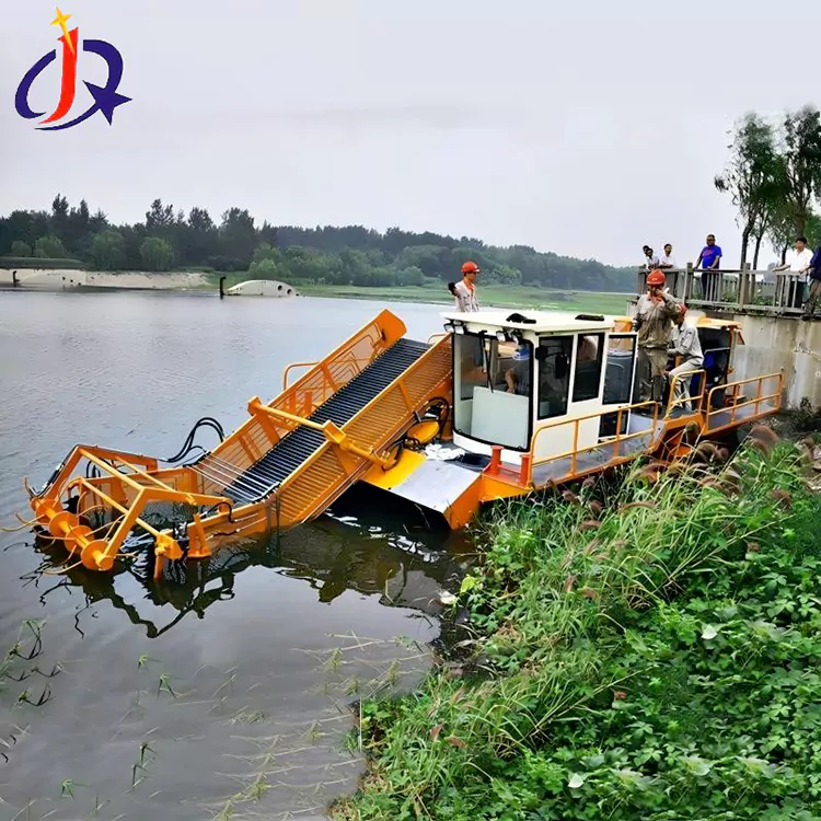 Sümbül və Duckweed kəsici qayıq